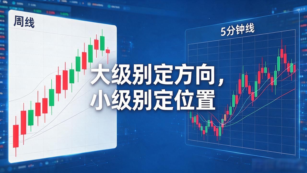 数字货币大小级别关系怎么理解?周线到5分钟线一句话说透