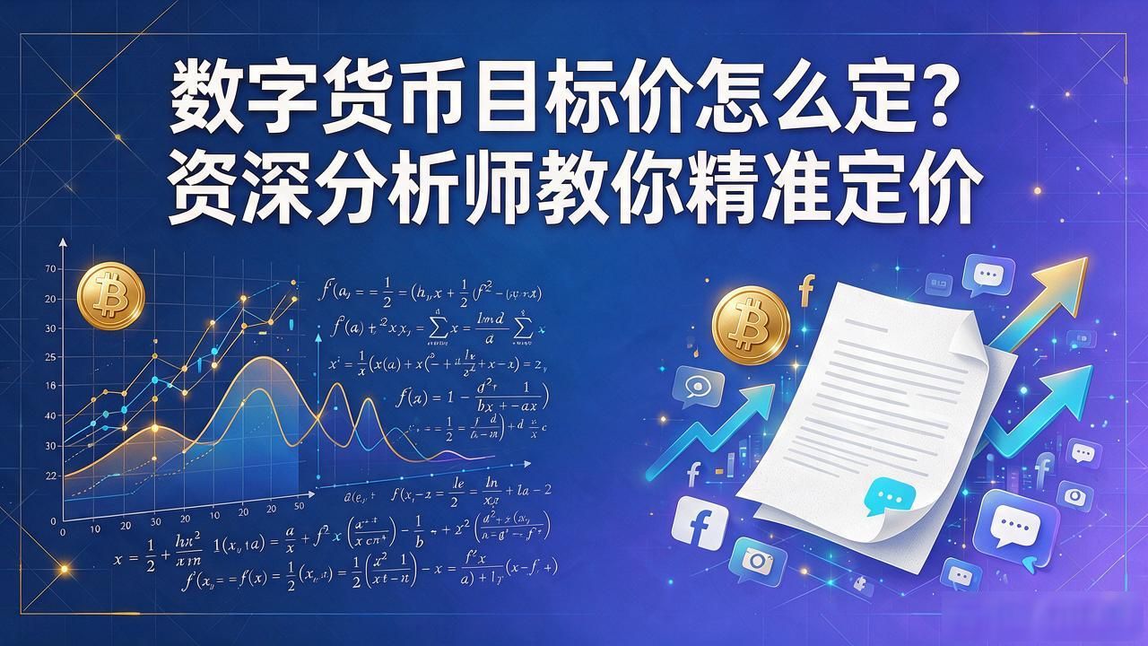 数字货币目标价怎么定?资深分析师教你精准定价