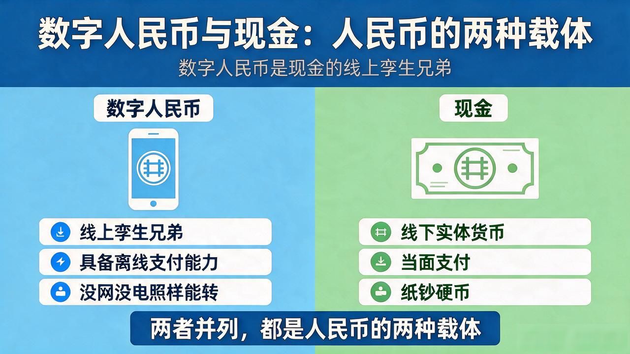 中国数字货币相关货币到底有哪些?跟现金有啥区别