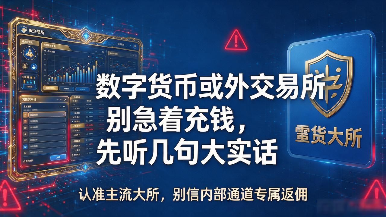 数字货币或外交易所,别急着充钱,先听几句大实话