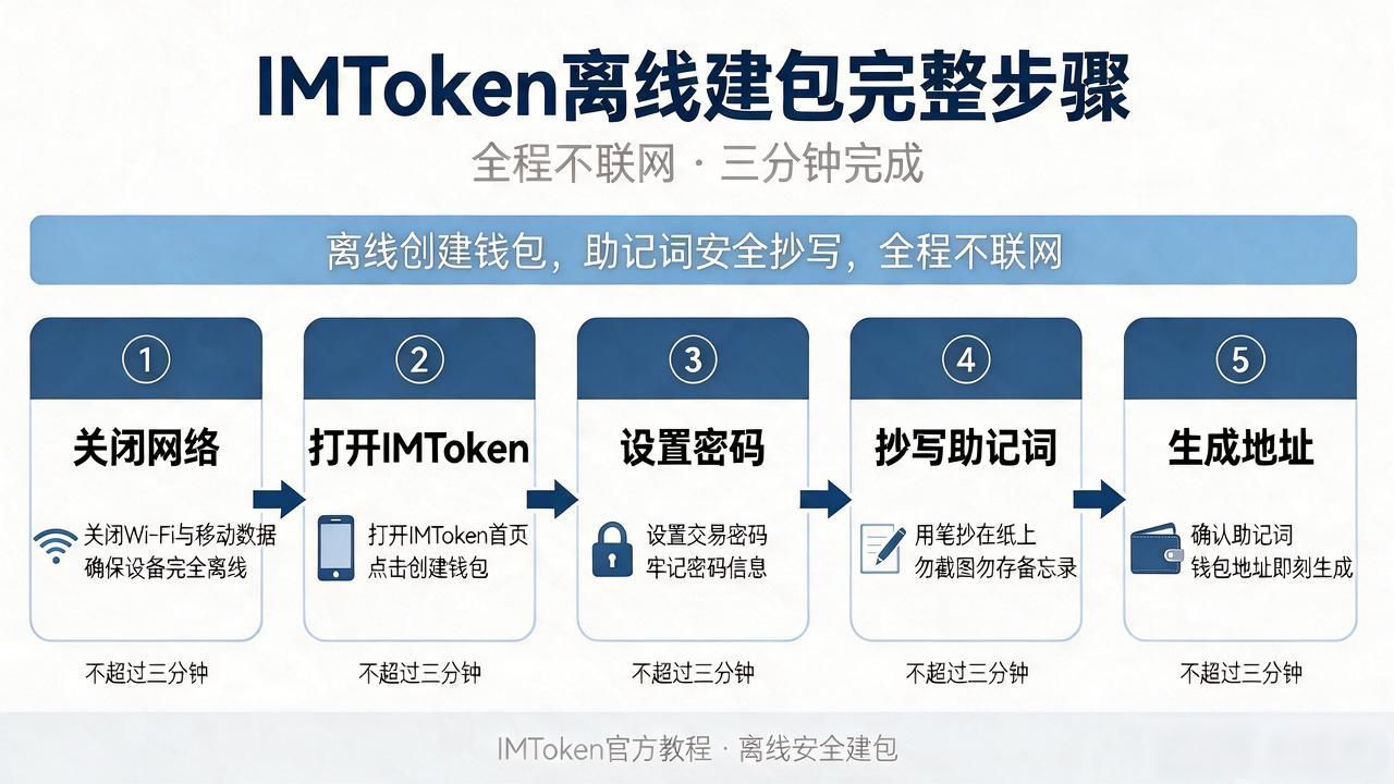 imtoken不联网能创建钱包吗 离线建包完整步骤