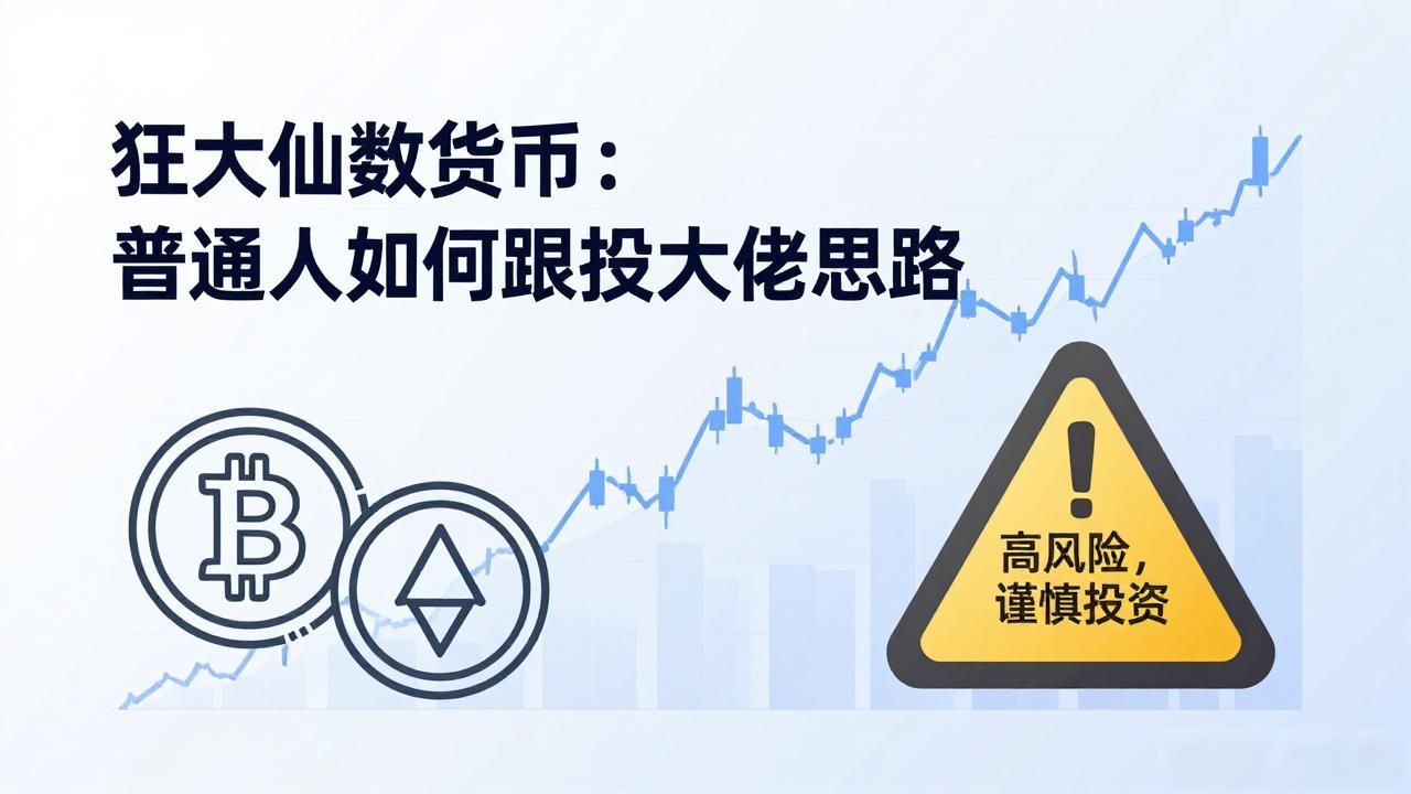 狂大仙数字货币:普通人如何跟投大佬思路