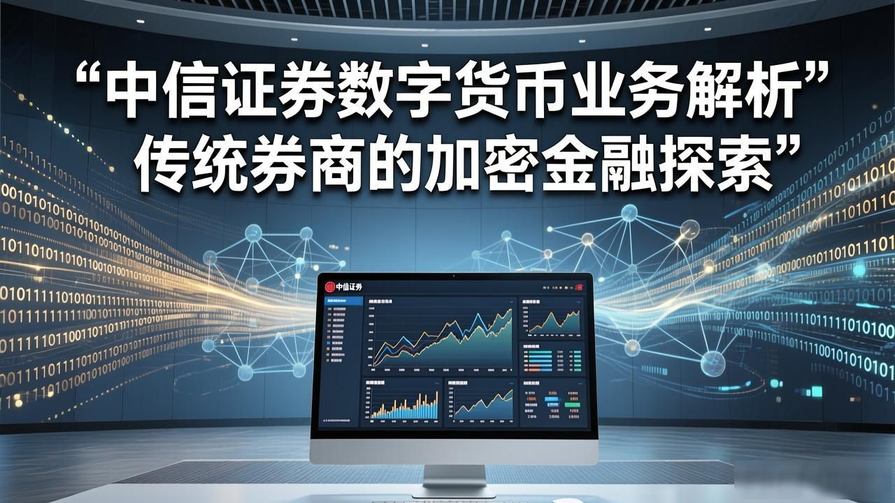 中信证券数字货币业务解析 传统券商的加密金融探索