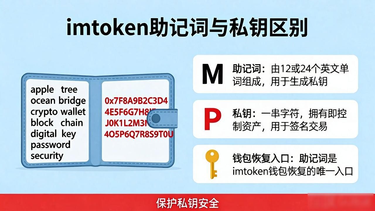 imtoken私钥格式怎么看?一文讲清助记词与私钥的区别