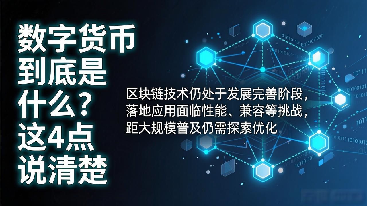 数字货币到底是什么?这4点说清楚