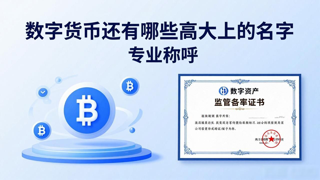 数字货币还有哪些高大上的名字 专业称呼大全