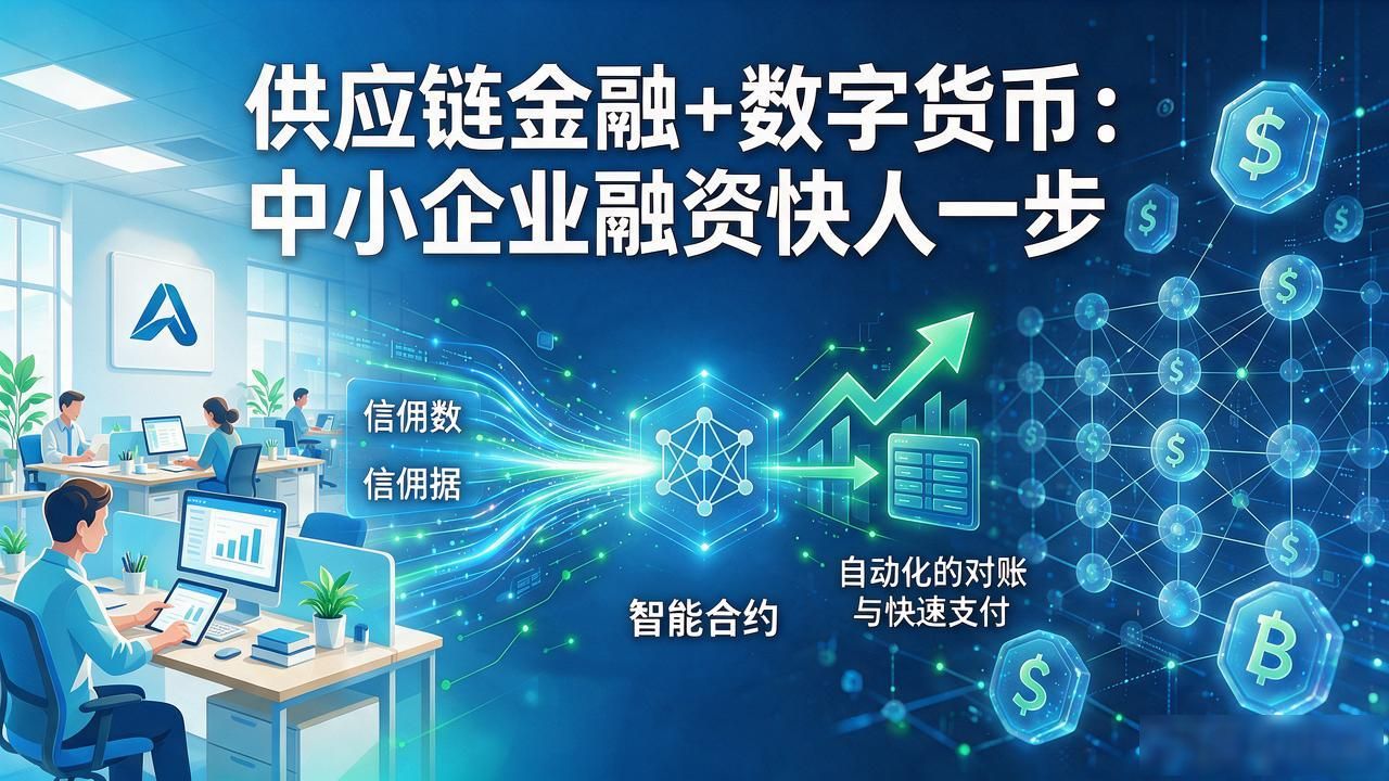 供应链金融+数字货币:中小企业融资快人一步