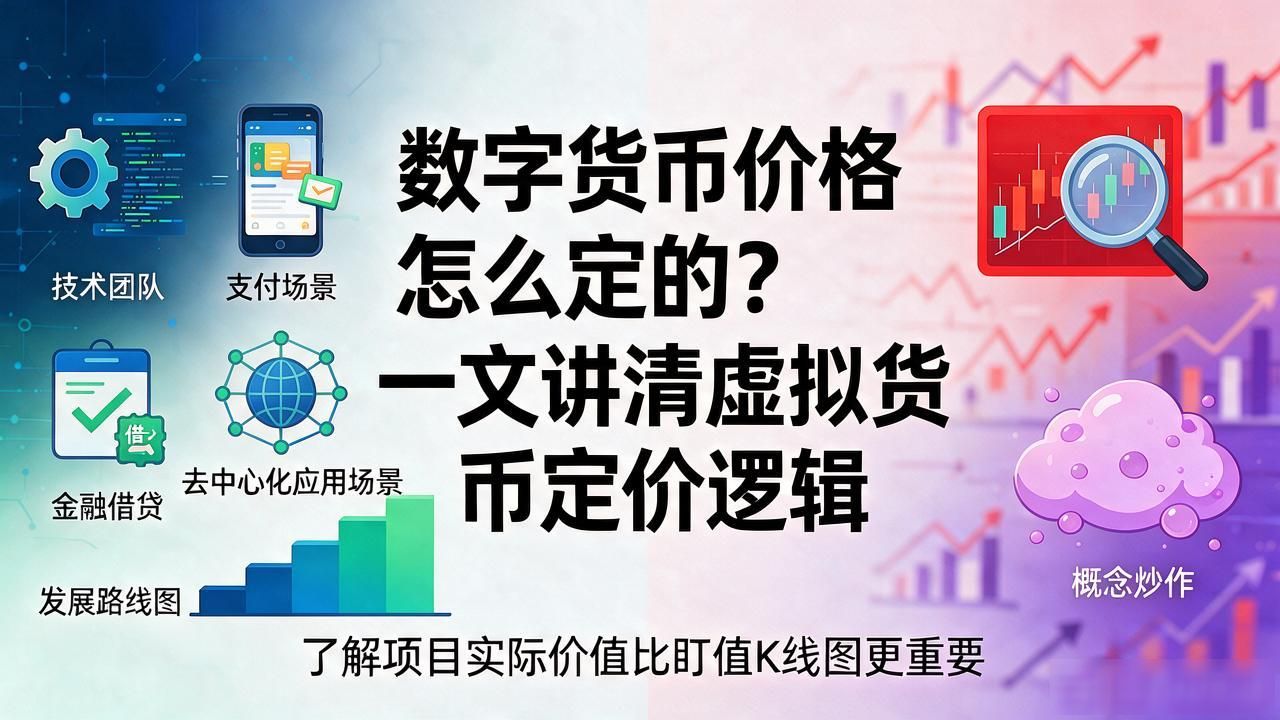数字货币价格怎么定的?一文讲清虚拟货币定价逻辑