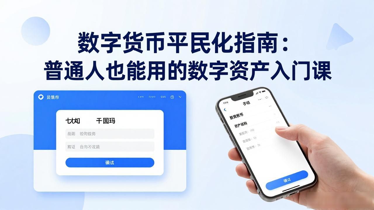 数字货币平民化指南:普通人也能用的数字资产入门课