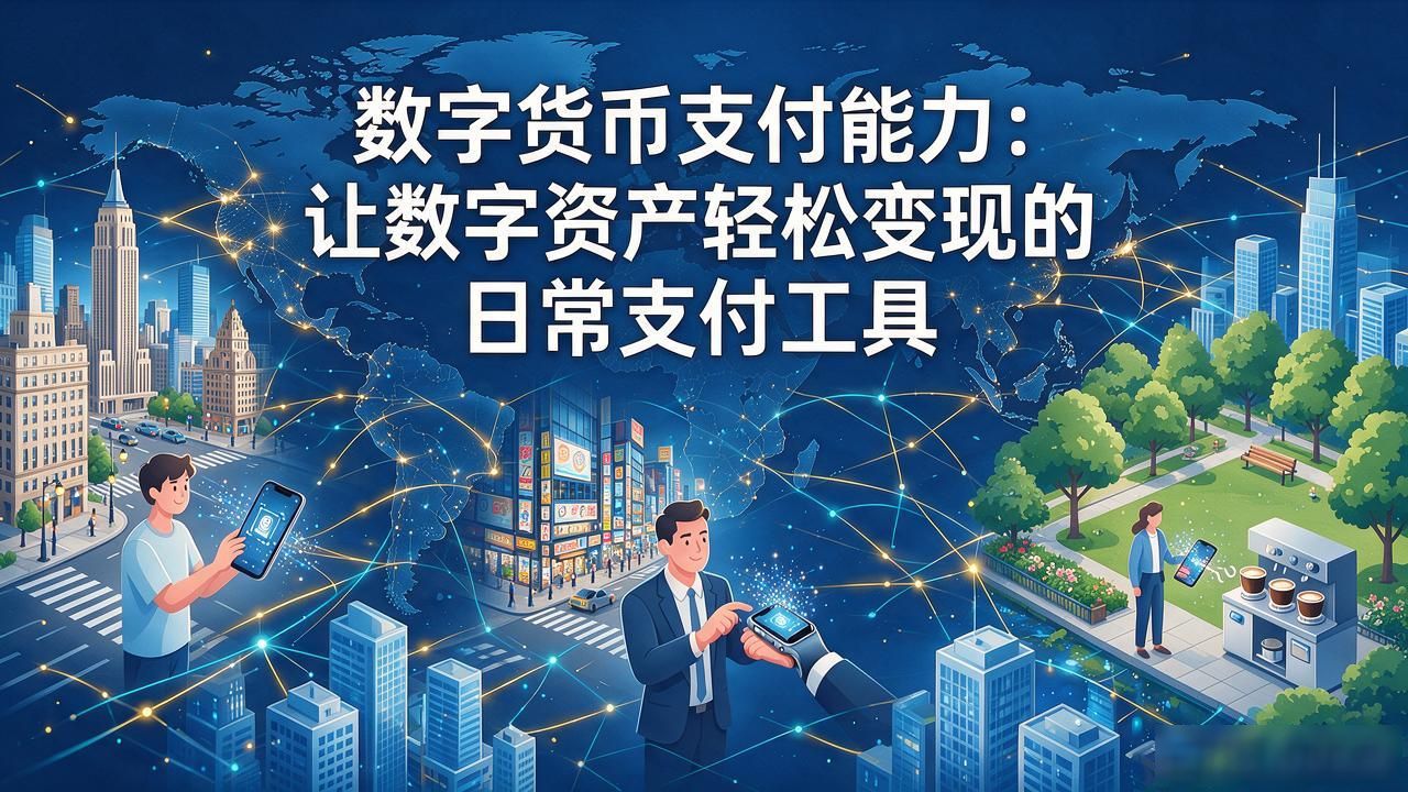 数字货币支付能力:让数字资产轻松变现的日常支付工具