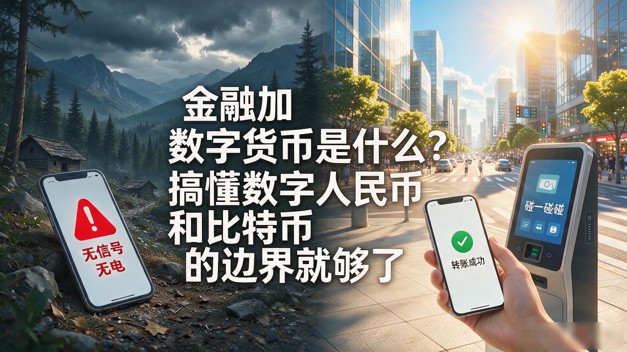 金融加数字货币是什么?搞懂数字人民币和比特币的边界就够了